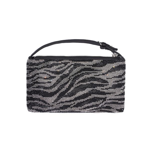 2023 New Women's Evening With Rhinestone Texture Niche Design Shoulder Internet Celebrity Ladies Handbag Small Bag_voghion.com