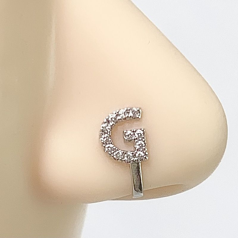 New Accessories Letter Symbols Butterfly Copper Ornament Nose Ring Female Sweet Ins Style High End Jewelry_voghion.com