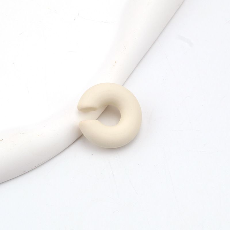 Orecchini CC opachi di tendenza Jewelry Trend in color caramella, clip per orecchini in acrilico alla moda e personalizzate_voghion.com