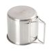 Tazza pieghevole portatile da campeggio in acciaio inossidabile 304 per escursioni e picnic_voghion.com