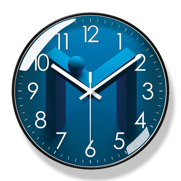 Yipula 6616 Abstract Nordic Fashion Wall Modern Creative Personality Silent Sweep Second Quartz Clock_voghion.com