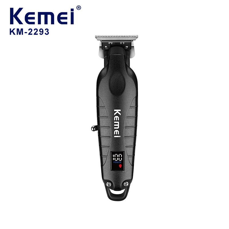 KEMEI KM-2293 Nyt design 1200MA professionelle elektriske klippere Hurtigopladning Barber Cutter hine Hårtrimmer til mænd_voghion.com