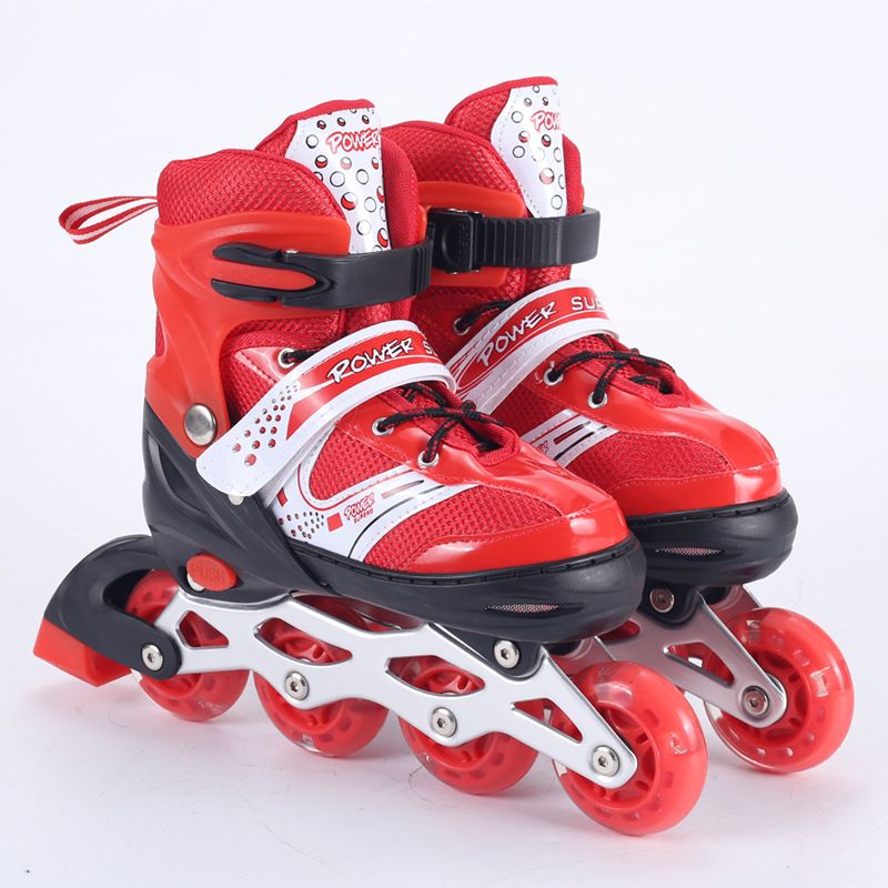 Rollschuhe Kinder-Komplettset Inlineskates für Jungen und Mädchen Rollschuhe für Anfänger Rollschuhe für Erwachsene verstellbar_voghion.com