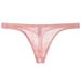 Intimo maschile in pizzo trasparente con schiena a T, sottile, sexy, tentazione sexy, pantaloni a T in rete traspirante, per ragazzi._voghion.com