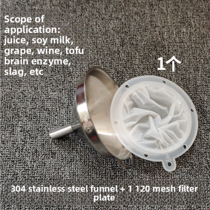 304 Stainless Steel Funnel Juice Enzyme Net Liquor Wine Herbal Medicine Boiled Water Scale Filter_voghion.com