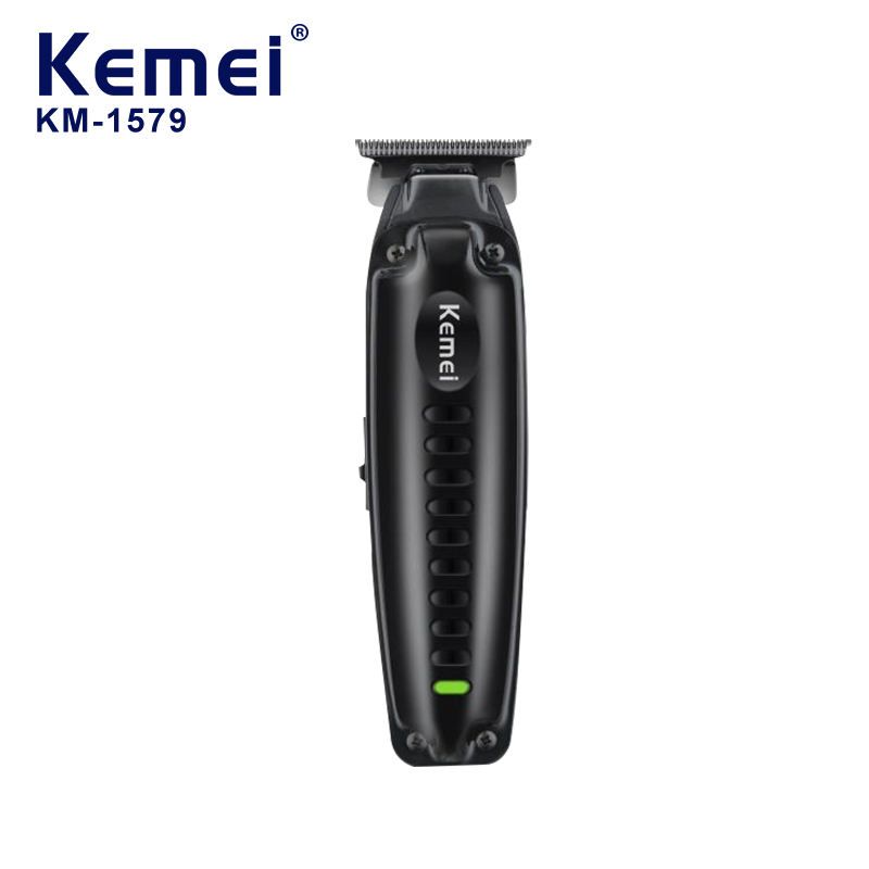 Kemei KM-1579 USB töltős hajvágó, vezeték nélküli elektromos hajvágó, újratölthető hajvágó, lítium akkumulátoros hajvágó férfiaknak_voghion.com
