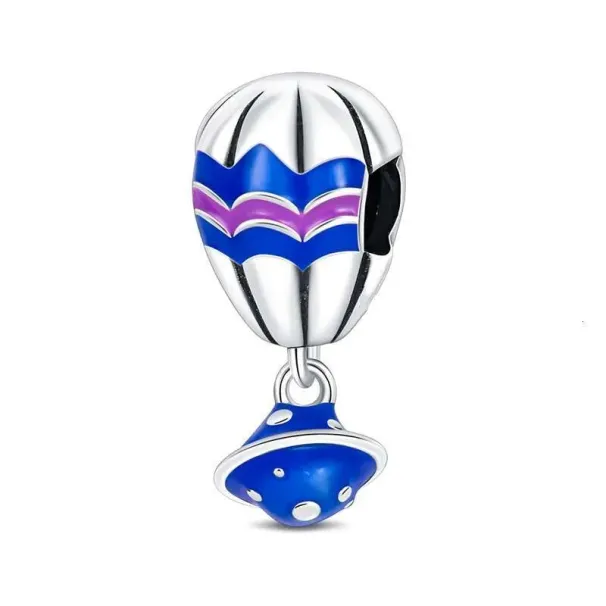 Hot Selling 925 Sterling Silver Travel Style Blue Car Charms Beads Pendant FIT Bracelet Necklace Diy For Women Jewelry_voghion.com