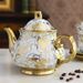 Luxury Complete Floral For Home Use, European Style Ceramic Teapot, High Temperature Resistant English Afternoon Tea Set_voghion.com