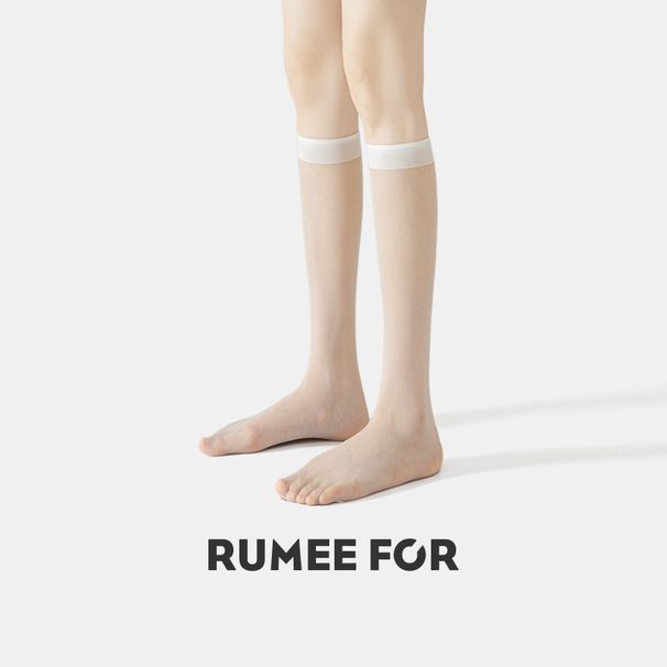 2 stücke Lumi wadensocken sommer dünne strümpfe schlank jk druck mittelrohr hohe socken frauen schwarze strümpfe über dem knie_voghion.com