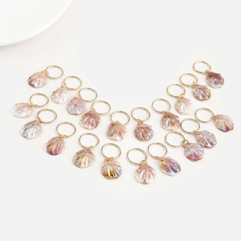 20 - Piece European And American Popular DIY Wig Dreadlock Accessories, Shell Braid Hair Clips_voghion.com