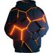Neue bunte Flamme 3D fluoreszierende Unisex Herbst Winter Sweatshirt lustige Jacke schwarz Hoodie_voghion.com