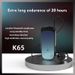 K65 Collar style Telescopic Cable Bluetooth In Digital Display Long Range Business Single Ear Earphones 5.2_voghion.com