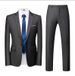 Herrenbekleidung Freizeitanzüge für Männer, High-End-Brautkleider, Zweiteilige Anzüge, Slim Fit, Formelle Business-Anzüge_voghion.com
