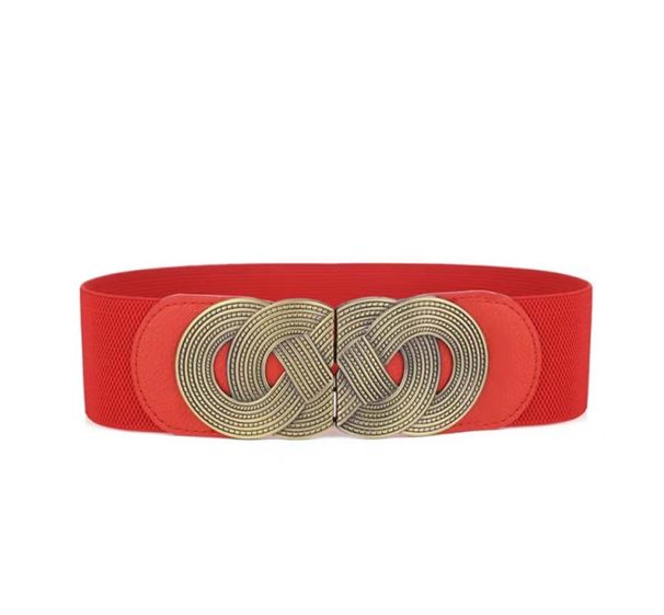 Damen Bund Mode Elastischer Bund Neue Freizeitkleidung Dekorativer breiter Gürtel_voghion.com