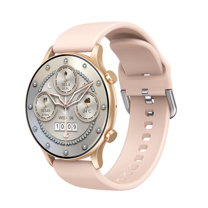 Smart Watch Cy19amoled Round Screen Female Heart Rate Sleep Monitor Bluetooth Call Sports Waterproof_voghion.com