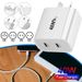40W Dual USB C Schnellladegerät Typ C Netzteil für iPhone Samsung_voghion.com
