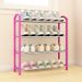 Modular Steel Shoe Rack – 3/4/5-Tier Adjustable Entryway Organizer (Easy Assembly, Space-Saving, Multi-Purpose)_voghion.com