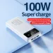 Przenośny powerbank o dużej pojemności 50000 mAh, 100 W, superszybkie ładowanie, cyfrowy wyświetlacz LED, powerbank do iPhone'a, Samsunga,_voghion.com