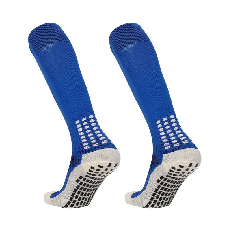 Two Woes Dotted Non Slip Men's Football Mid Long Tube Thick Deodorant Wear Resistant Towel Bottom Sports Socks_voghion.com