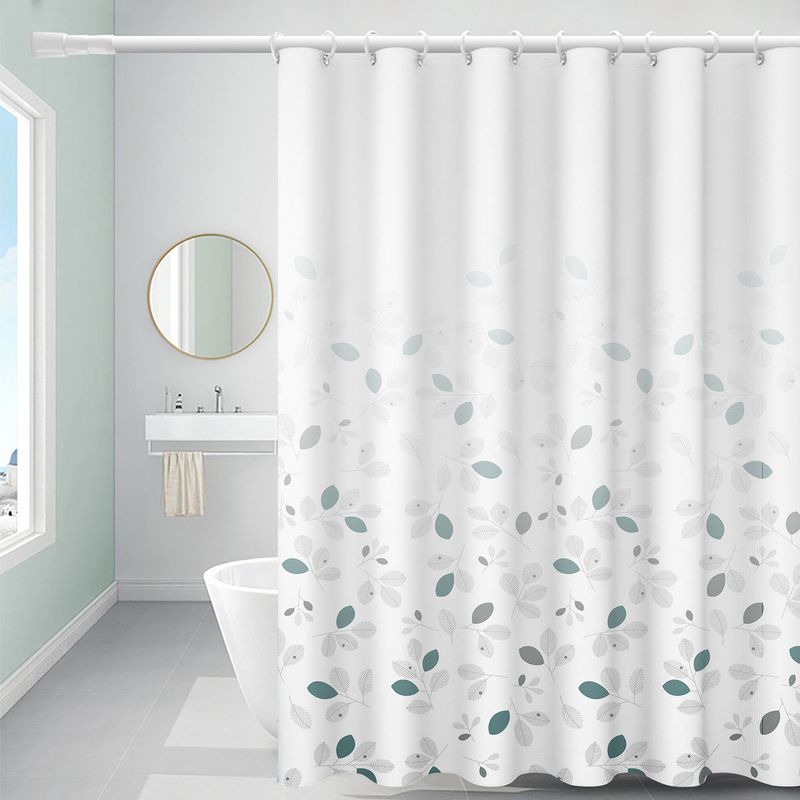 Perforated Thickened Waterproof Mildew-Proof Shower Bathroom Door Partition Set Window Hanging Curtain_voghion.com