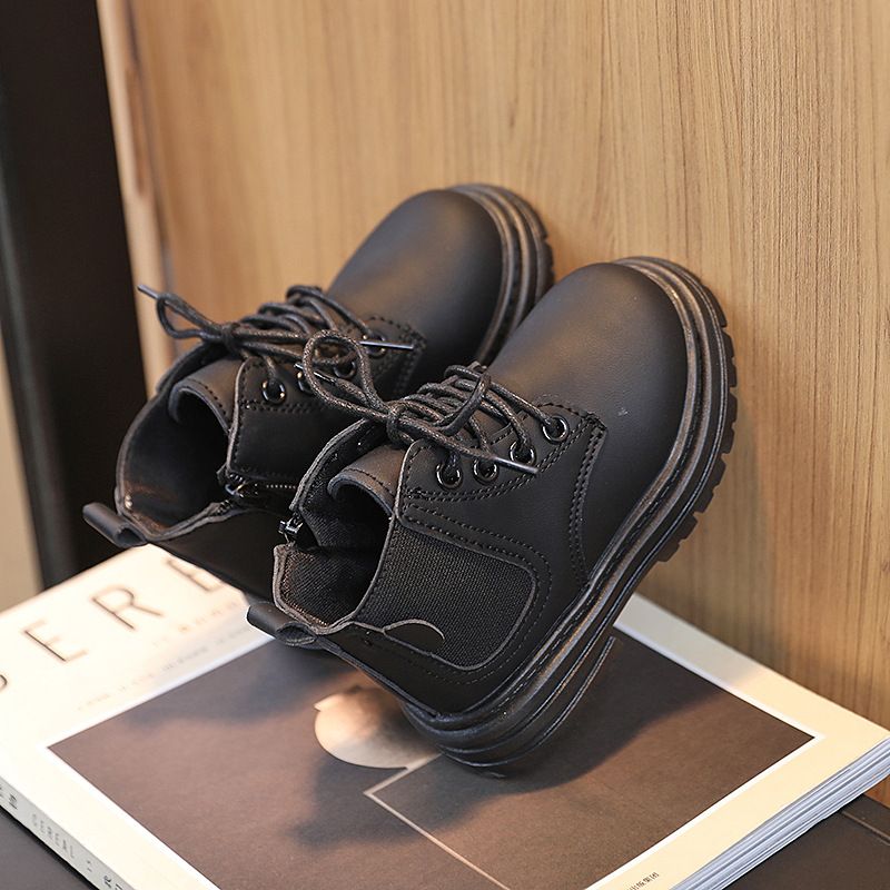 Girls' Martin Short 2024 Korean Edition New Autumn and Winter Children's English Style Boots for Children_voghion.com