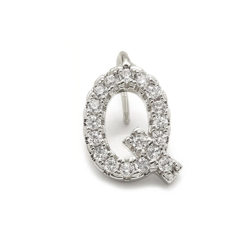 Collana 1 pz semplice zircone moda nome personalizzato assemblaggio ciondolo collana 26 lettere_voghion.com