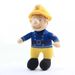Fireman Sam Plush Toy Firefighter Soft Stuffed Doll 25cm Figure Kids Xmas Gift_voghion.com