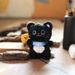 Kitten Adorable Plush Cute Toy Keychain Soft Stuffed Animal Charm Doll Bag_voghion.com