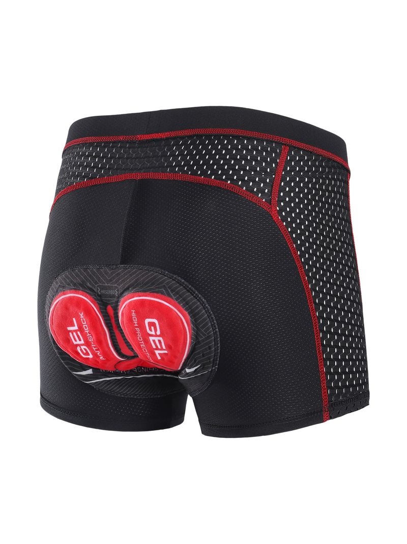 Biancheria intima da ciclismo da strada e montagna NOKO-ARSUXEO da uomo, in rete, ad asciugatura rapida, traspirante, con cuscino in silicone antiurto_voghion.com
