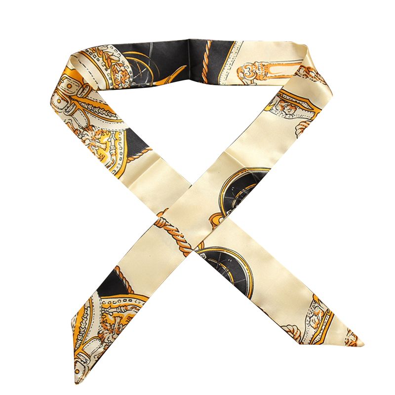 Drivedirect mote kvinner bohemsk stil utskrift skjerf håndvesker Håndtak Wrap Ribbon pannebånd_voghion.com