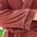 Verdikte en verlengde badjas van puur katoen, handdoekmateriaal met capuchon, badjas in hotelstijl, dubbelzijdige badstofjas, pyjama voor koppels_voghion.com