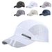 Moda Uomo Estate Sport all'aria aperta Cappello da baseball Visiera da corsa Hot Popolare Nuovo Cool Quick Dry Mesh Cap 6 colori_voghion.com