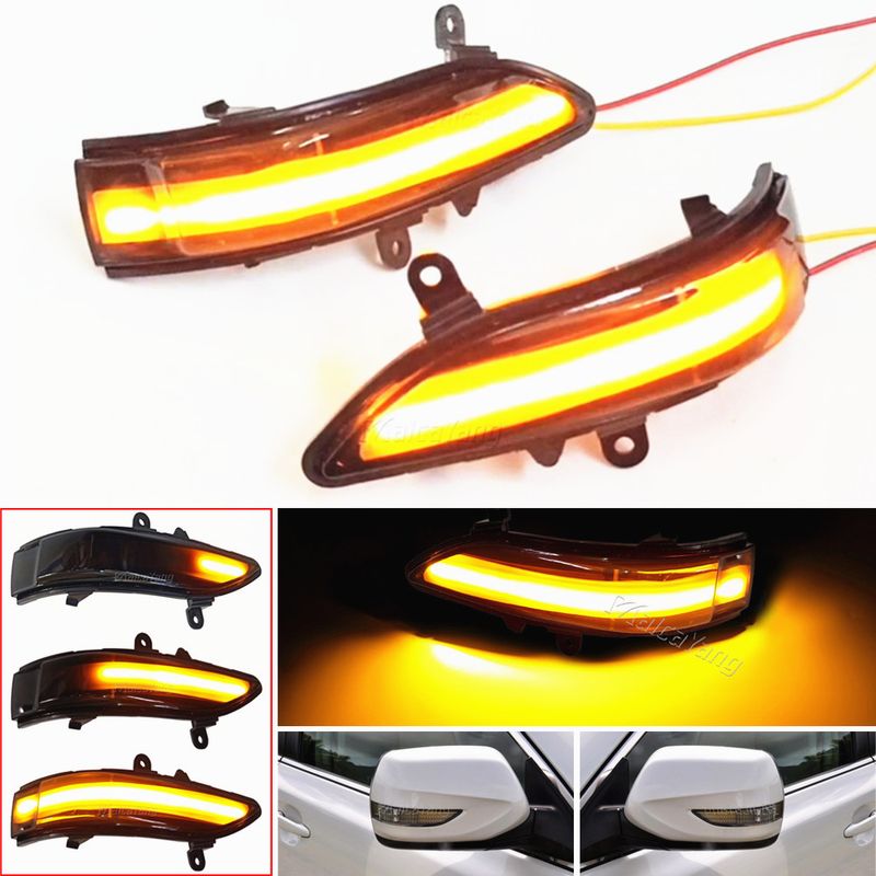 Dynamic Blinker Side Mirror LED Turn Signal Light Indicator For Subaru Outback Legacy 2008 2009 2010 2011_voghion.com
