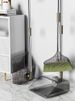 Set combinato trasparente per uso domestico, scopa a setole morbide di alta qualità, paletta, bagno, setole antiaderenti, spazzatura_voghion.com