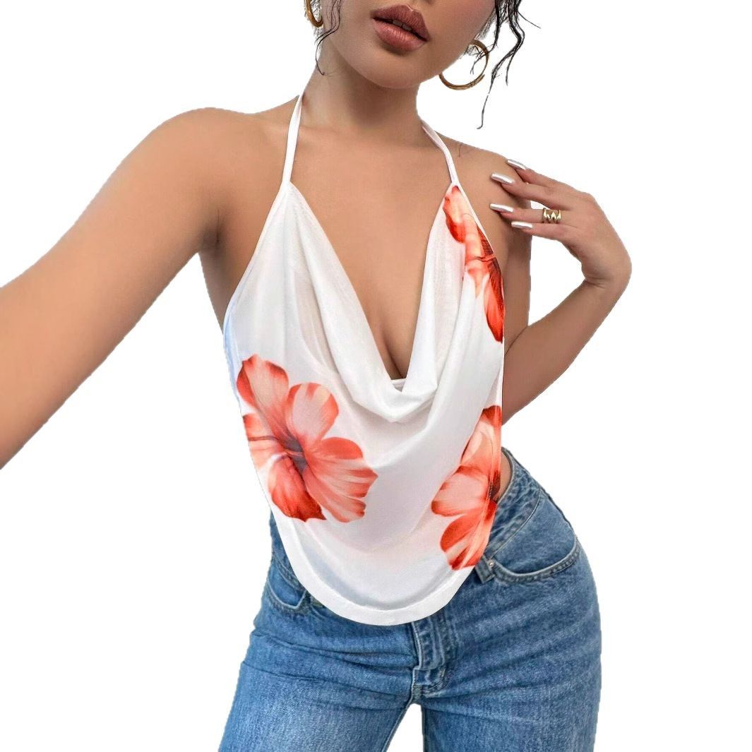 Γυναικεία Ρούχα Νέα Σέξι Κορίτσια Γιλέκο Χωρίς Πλάτη Γυναικεία Ρούχα Μπλούζες_voghion.com