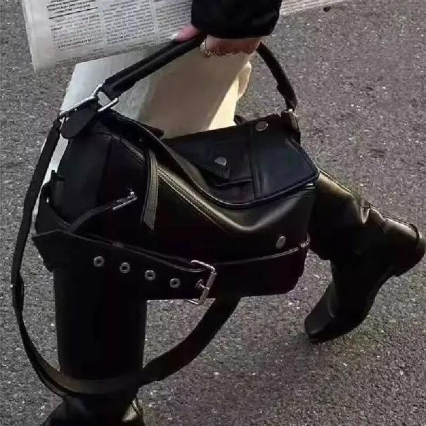 Top Quality Brand Handbag And Purse Designer Soft Leather Shoulder Black Totes Women Fashion Underarm Tote Bags Bag_voghion.com