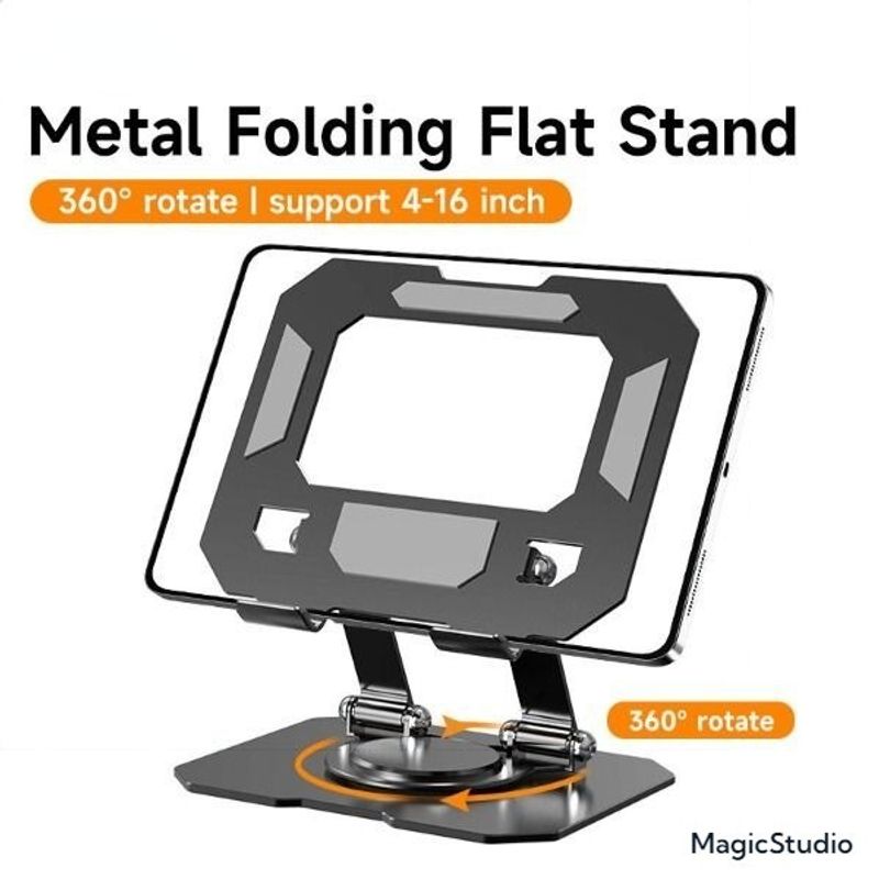 Faltbarer Tablet-Ständer Tablet-Ständer Faltbarer Ständer Ergonomisch Höhenverstellbar Stabile Halterung_voghion.com