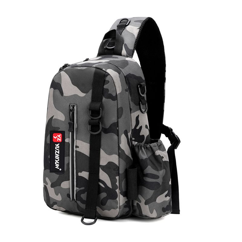 Tackle Bag Angeltasche mit Einzel- und Doppelschulter, multifunktionale Hüfttasche, Angelausrüstungstasche mit großem Fassungsvermögen für den Sport im Freien_voghion.com