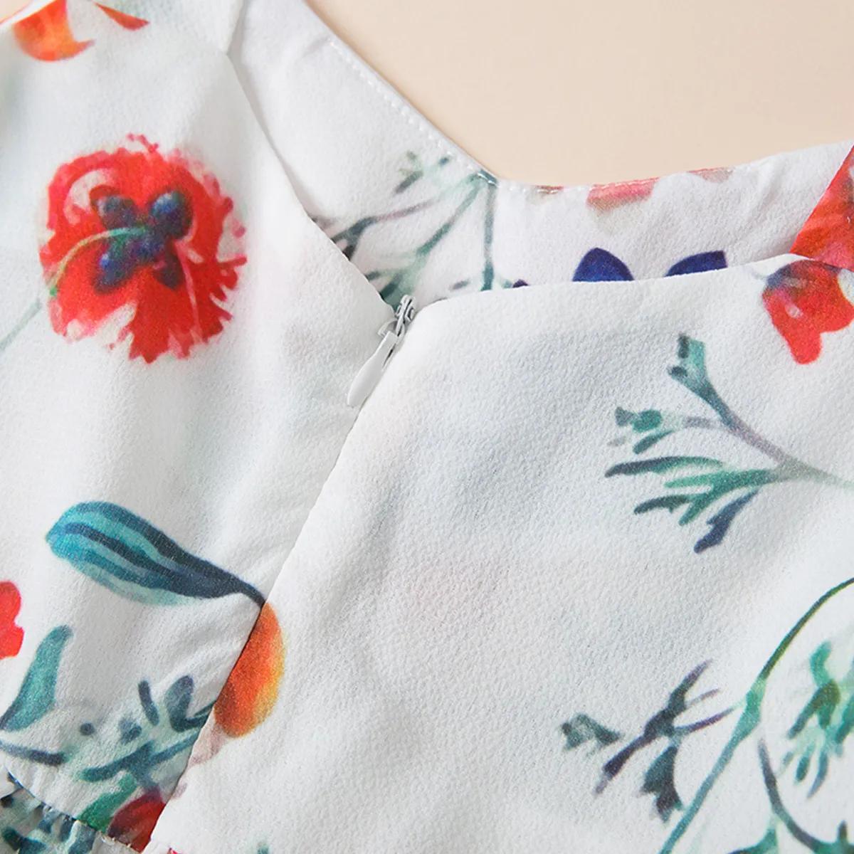 Robe mère-fille à bretelles, motif floral, pour enfant, commerce extérieur, européenne et américaine, YY0009_voghion.com