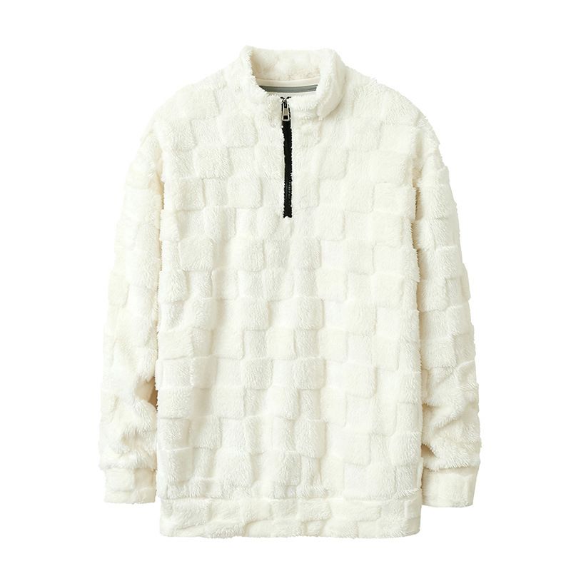 Felpa leggera con cappuccio e mezza zip da uomo, pullover casual a maniche lunghe per autunno e inverno, traspirante e confortevole, vestibilità slim, colori a tinta unita_voghion.com