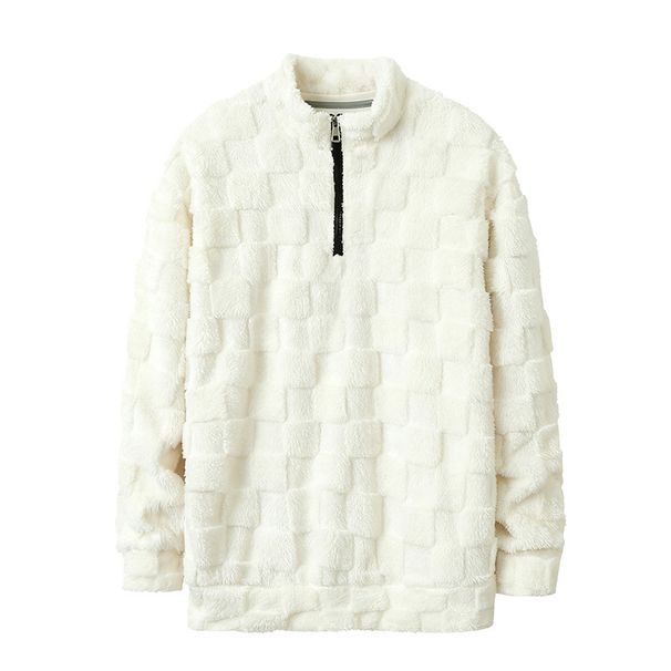 Felpa leggera con cappuccio e mezza zip da uomo, pullover casual a maniche lunghe per autunno e inverno, traspirante e confortevole, vestibilità slim, colori a tinta unita_voghion.com