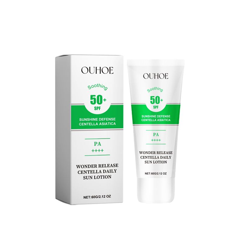 OUHOE Snow Grass Summer Clear And Transparent Locking Water Moisturizing Mild Isolation Protection Cream_voghion.com