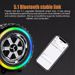 Wireless Speaker Small Car Wheel Shaped Speaker With Led Light High-Capacity Battery Handheld Pocket Size_voghion.com
