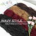 Wig ponytail women's European and American corn curl fluffy drawstring ponytail wig elastic net hair extension piece one piece ponytail_voghion.com