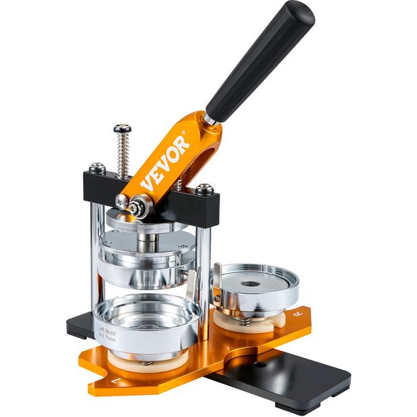 VEVOR Button Maker Machine Badge Pin Machine 3" 75 MM 100 Free Parts Press Kit_voghion.com