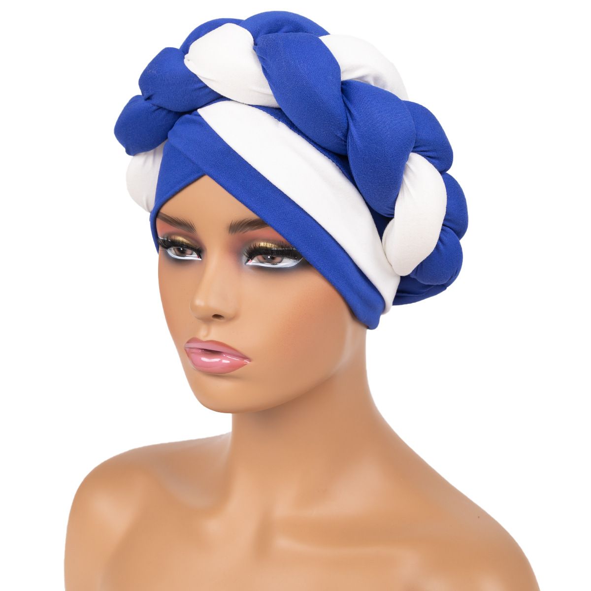 Neue kreuz milch seide geflecht farbe passenden ethnischen hut mode Afrikanische hut kopftuch_voghion.com