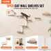 VEVOR Wall Mounted Cat Shelves Tree With Jumping Boards Nest Furniture Set Of 5_voghion.com