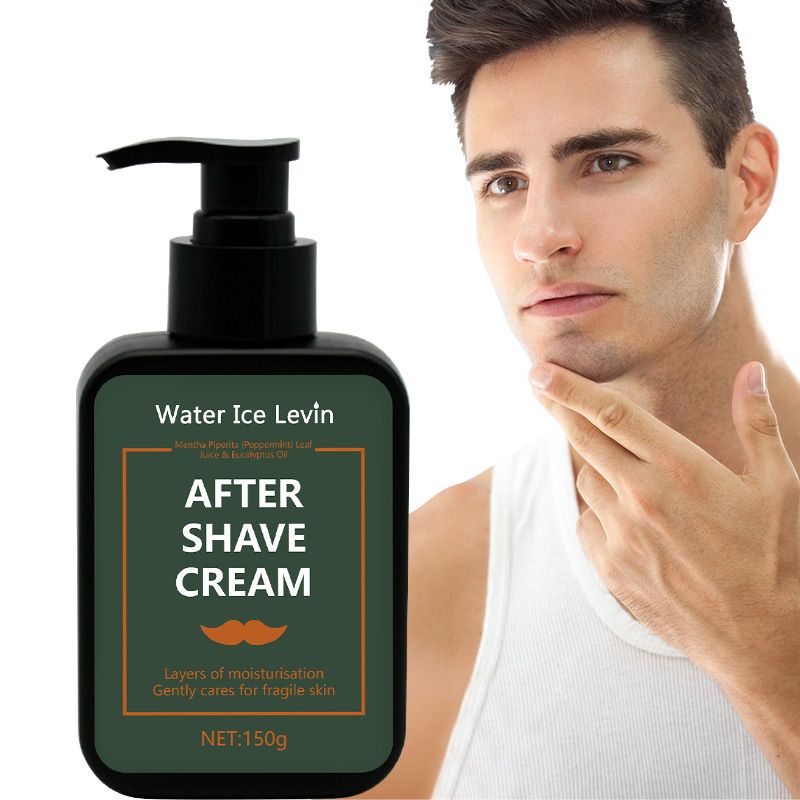 Crema da barba solida Water Ice Levin Skincare per uomo Ammorbidisce la barba liscia e rinfrescante_voghion.com