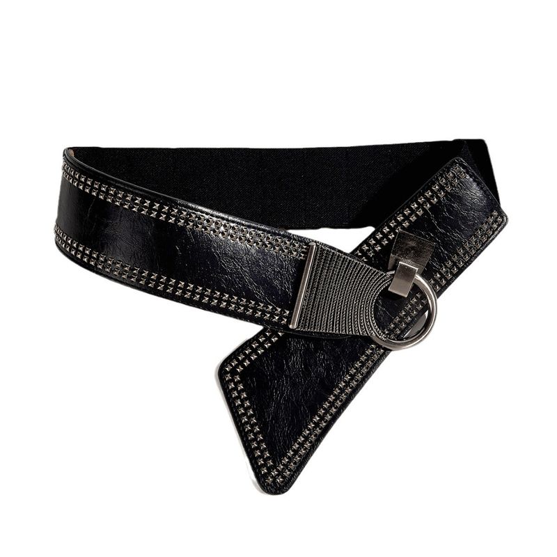 Kniedes jostasvieta sieviešu dekorēšanai, moderna un daudzpusīga, personalizēta elastīga jostasvieta, plats panka stils, iekšpuses_voghion.com