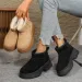 hot Free Shipping Designer For Woman Cotton Shoes Keep Warm Fashion Boots Casual Black Snow Boots_voghion.com